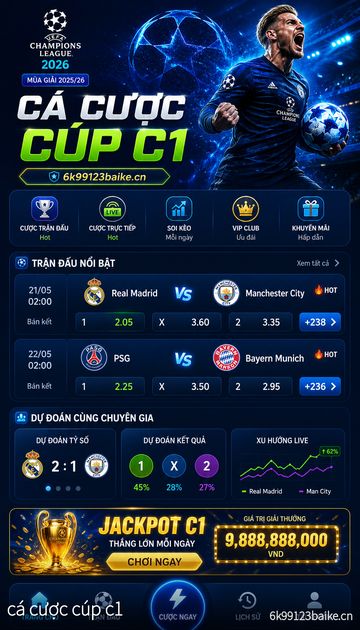 cá cược cúp c1 screenshot 1
